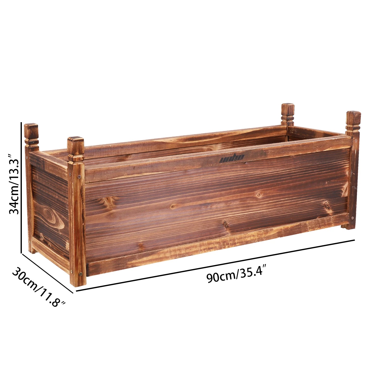 Raised Wooden Indoor/Outdoor Flower/Vegetable/Herb Container