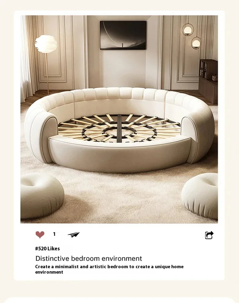 Luxury Round Italian Wedding Bed