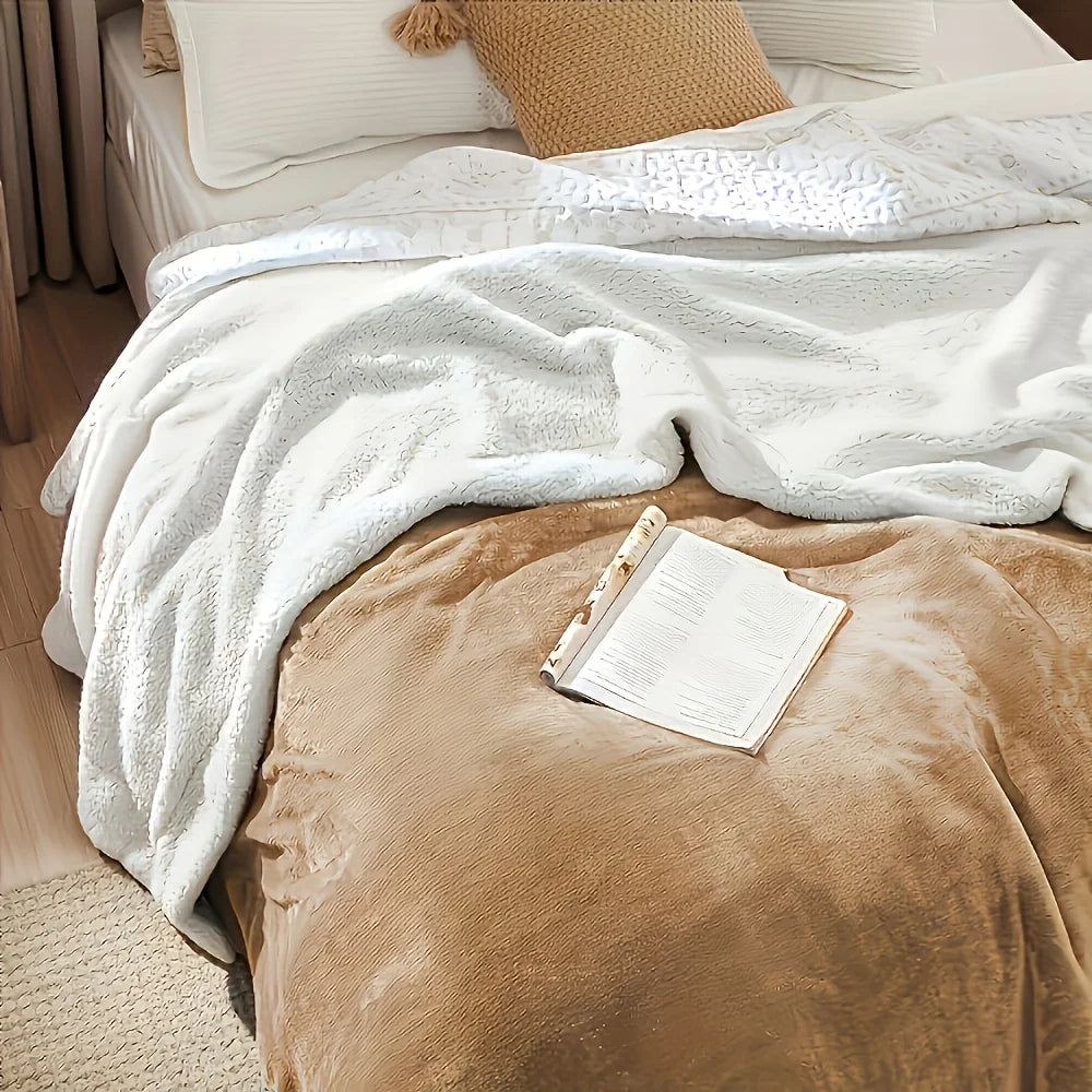 Microfiber Plush Warm Blanket/Throw