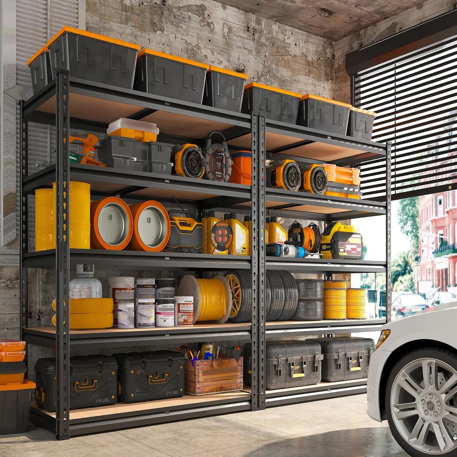 2500 lbs. Adjustable Heavy Duty Garage Shelving