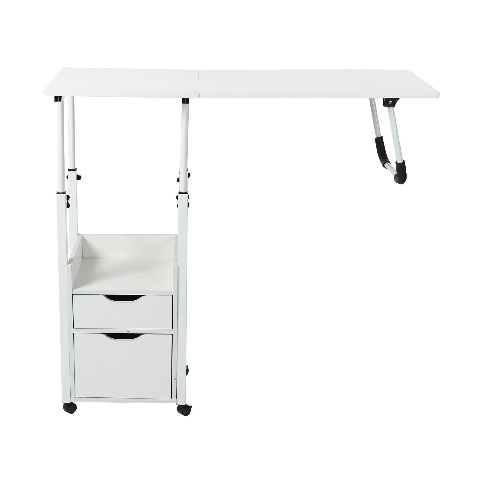 Multi-Function Bedside & Over-Bed Table - Height Adjustable & Movable