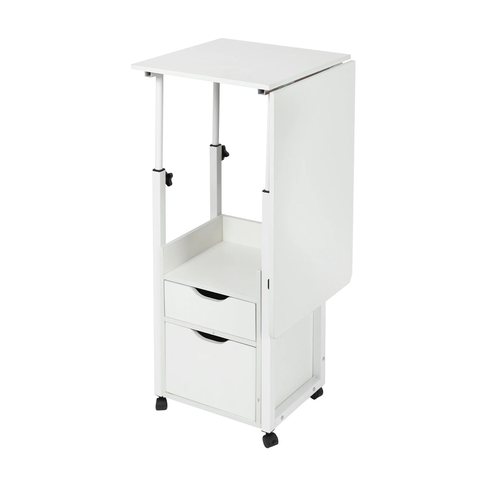 Multi-Function Bedside & Over-Bed Table - Height Adjustable & Movable