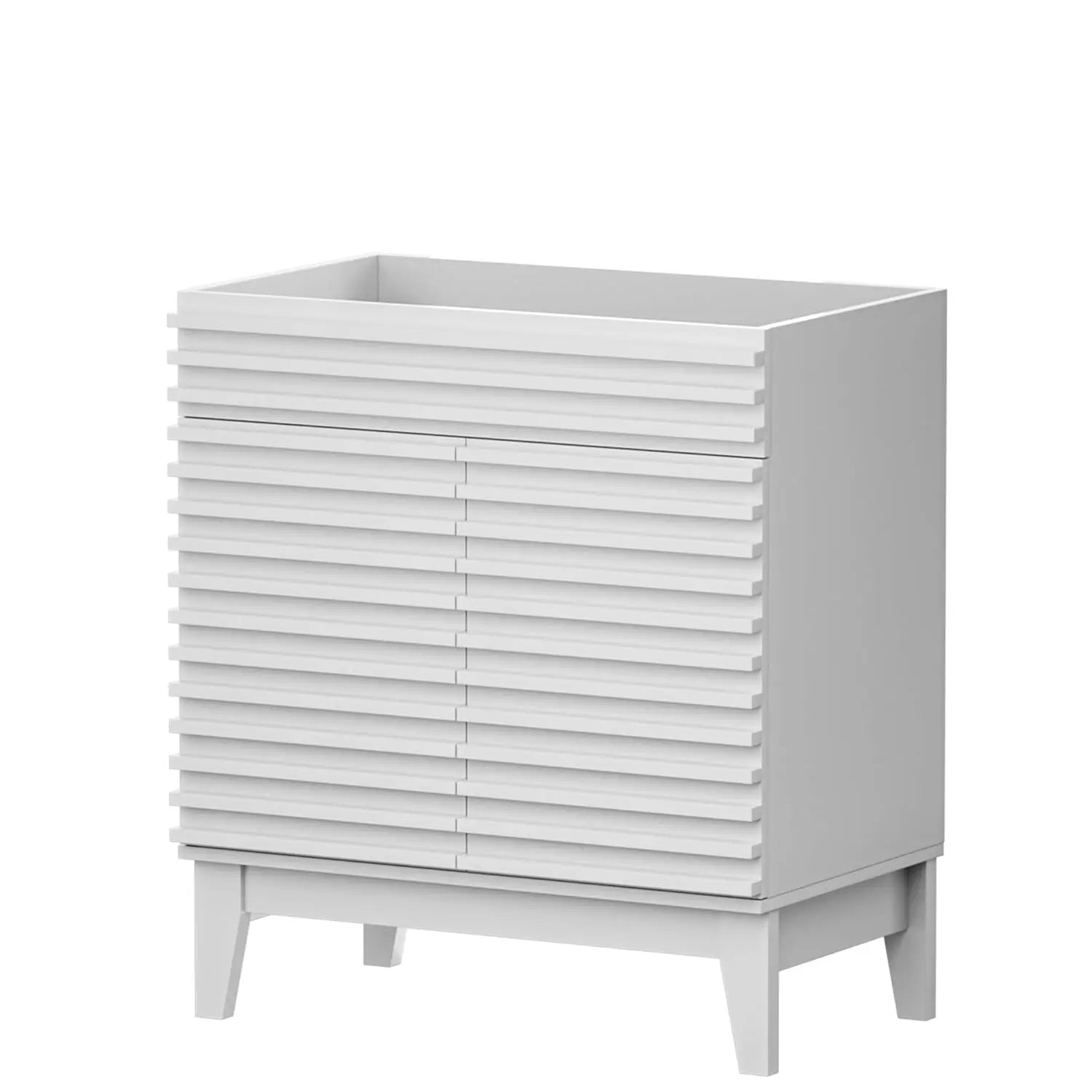 30" Freestanding Bathroom Vanity with Ceramic Sink & Soft Close Doors