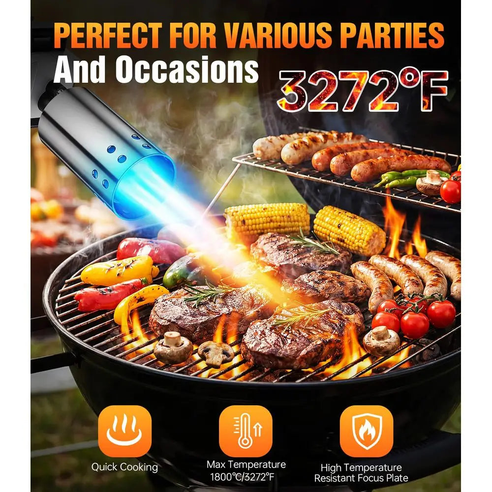 Propane Kitchen cooking Torch Gun with Adjustable Flame for Searing Steak