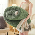 Weighted Soft Faux Rabbit Fur Blanket