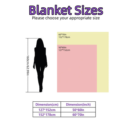 Faux Rabbit Fleece Blanket or Throw
