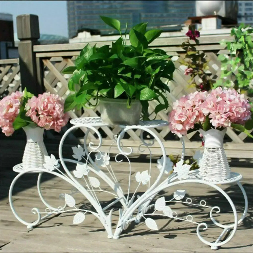 2-Piece Plant Flower Pot Stand