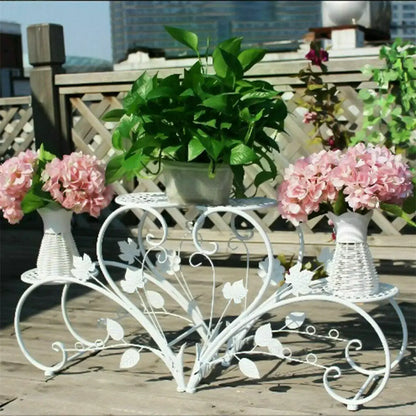 2-Piece Plant Flower Pot Stand