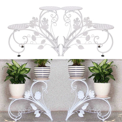 2-Piece Plant Flower Pot Stand