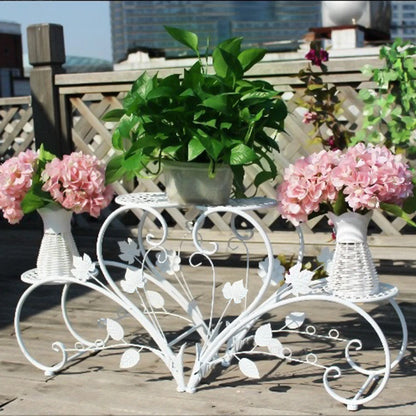 2-Piece Plant Flower Pot Stand