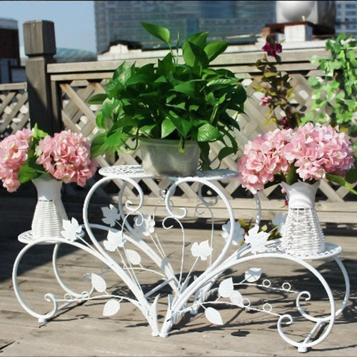 2-Piece Plant Flower Pot Stand