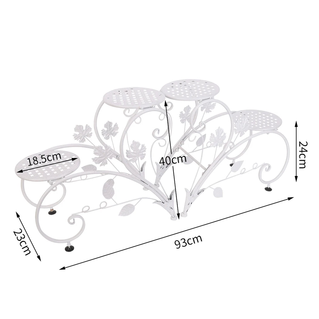 2-Piece Plant Flower Pot Stand