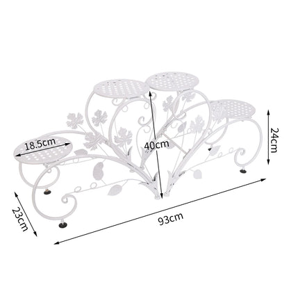 2-Piece Plant Flower Pot Stand