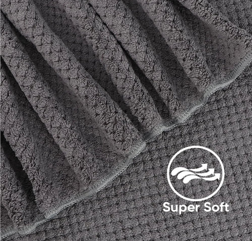 2-Pack Microfiber Ultra Soft & Highly Absorbent Bath Towel Set