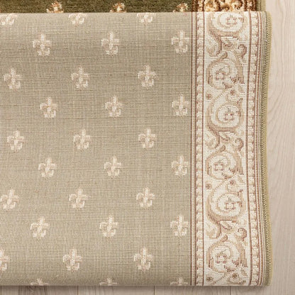 27" Wide x 30 Feet Long Green Hallway Stair Runner