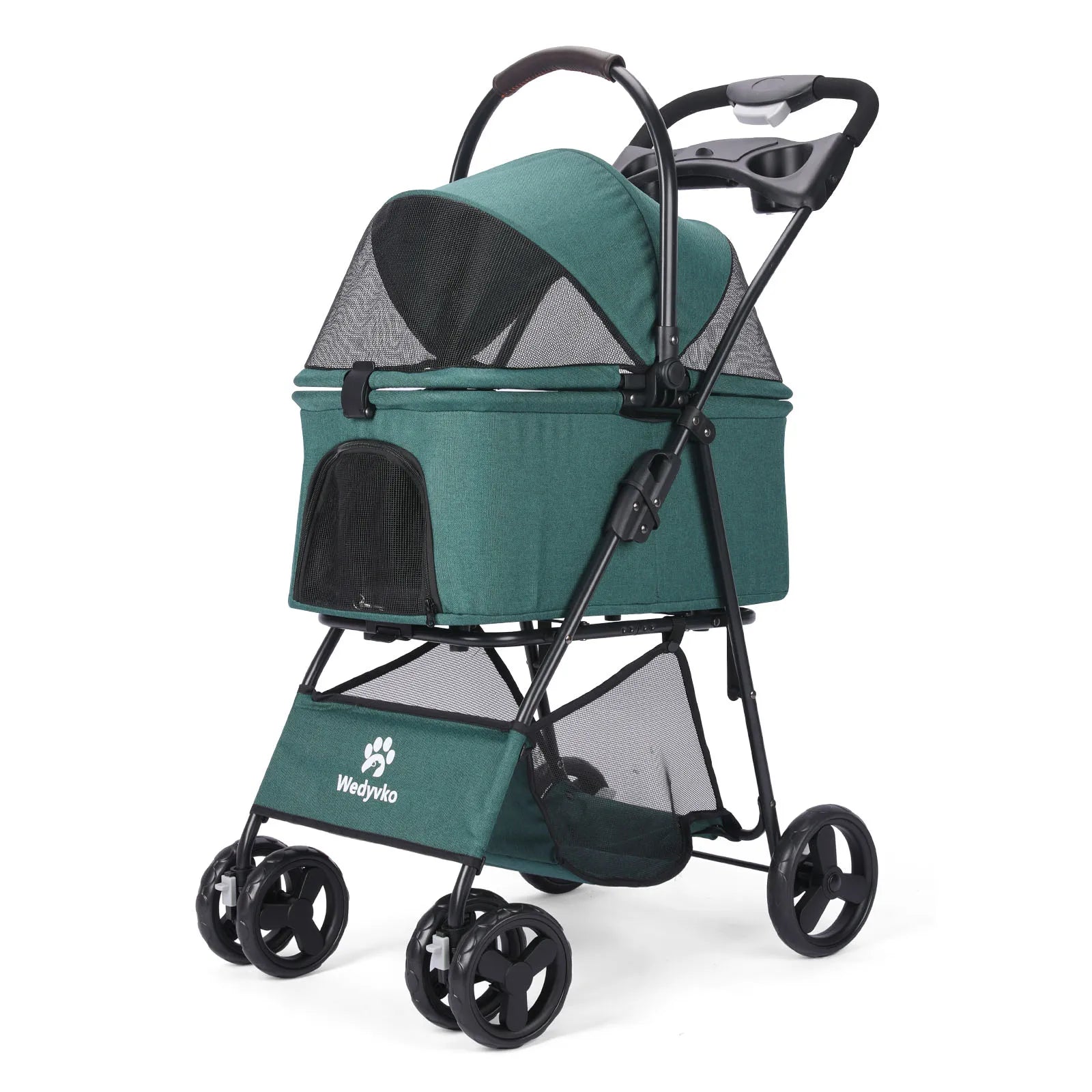 3 in 1 Folding Pet Stroller with Removable Carrier