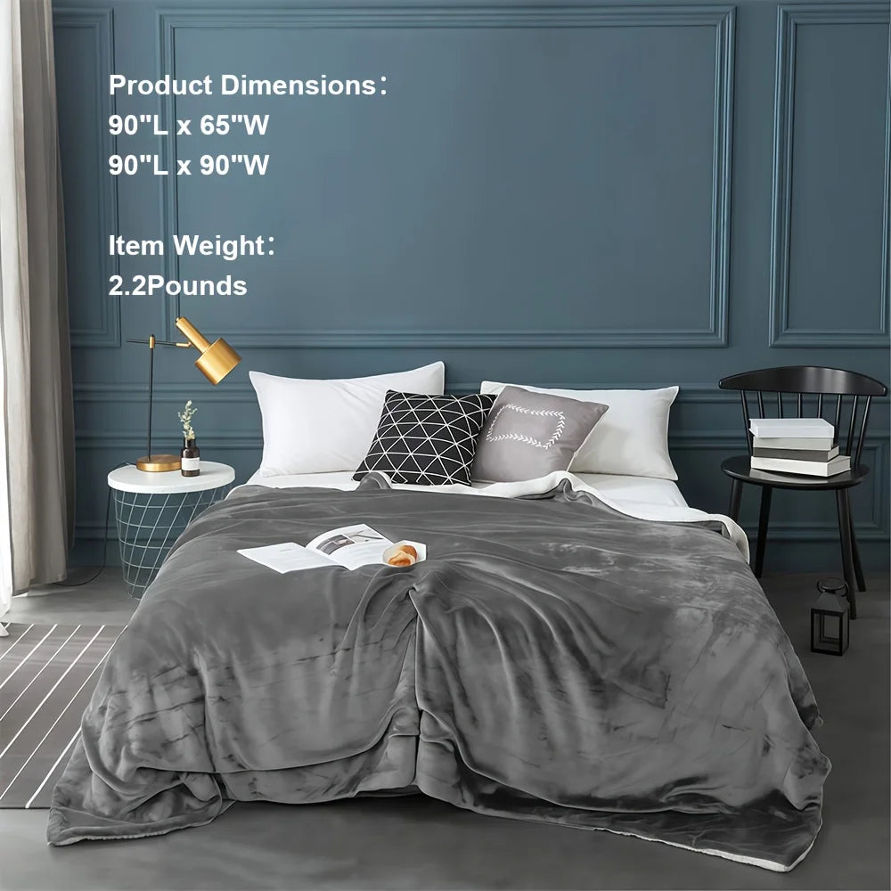 Microfiber Plush Warm Blanket/Throw