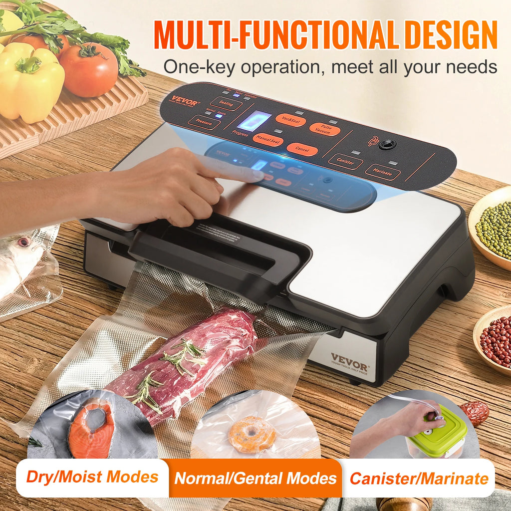 Vacuum Food Sealer with 10 Vacuum Bags