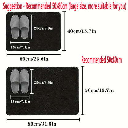 Quick-Drying Super Absorbent Anti-Slip Bathroom Mat