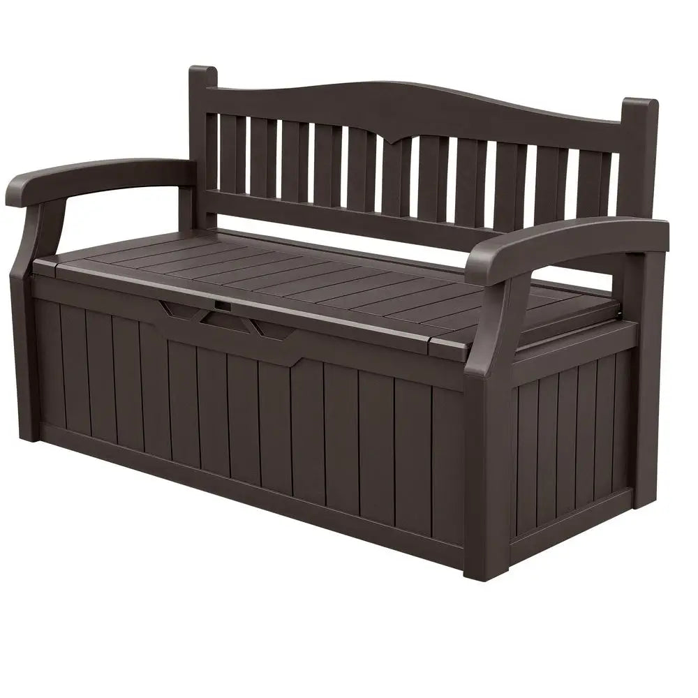 80 Gallon Storage Bench &amp; Deck Box with Lockable Top