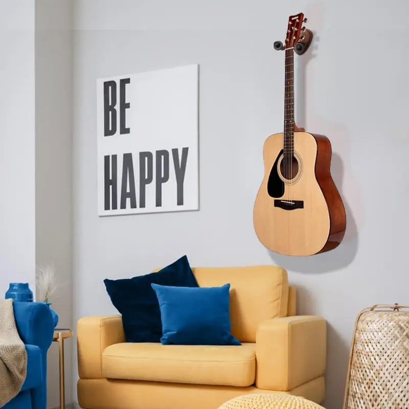 Wood Guitar Wall Mount