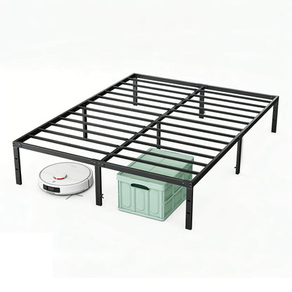 Twin, Full, Queen or King Size Metal Platform Bed Frame with Storage Space