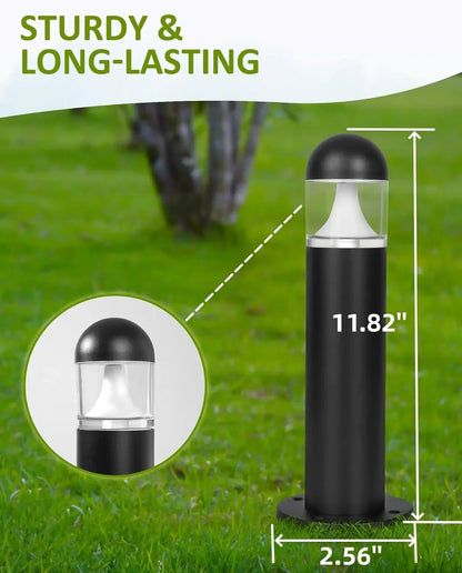 8 Pack Low Voltage Wired 12V LED Landscape Pathway Lights