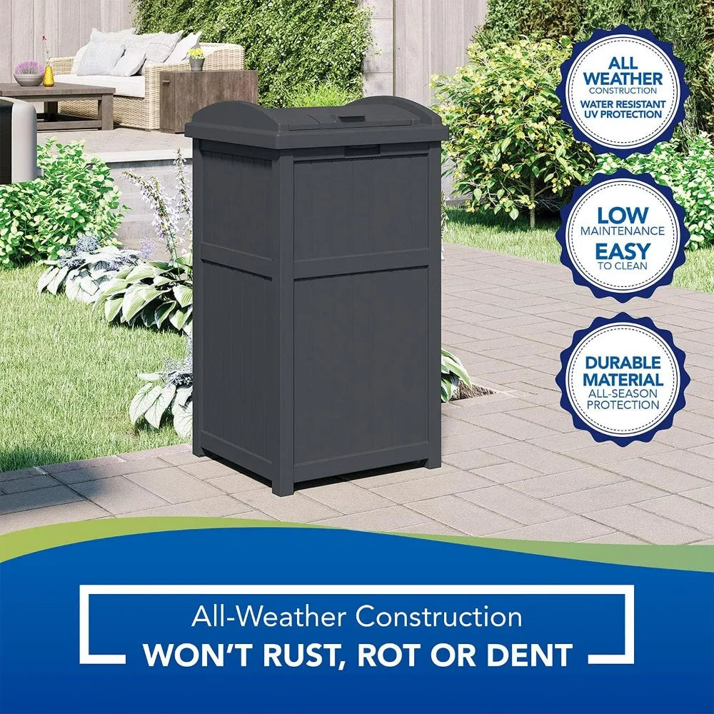 30 Gallon Outdoor Trash Container
