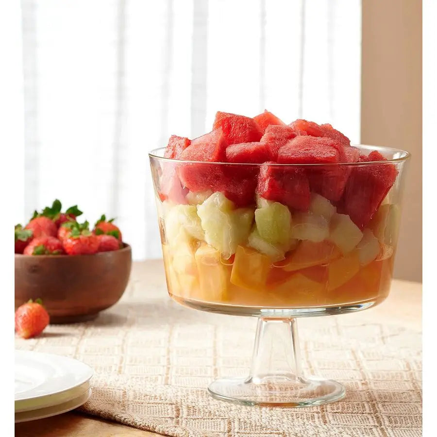 Truffle Fruit Dessert Italian Crystal Glass Bowl