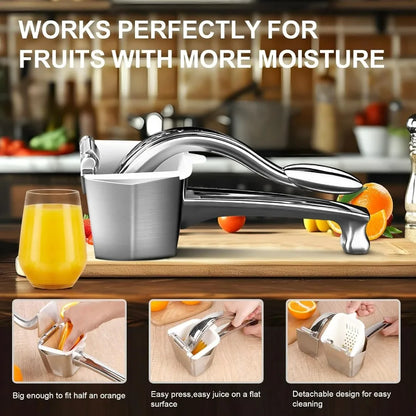 Stainless Steel Manual Citrus Juicer