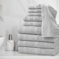10 Piece Cotton Soft Absorbent Towel Set