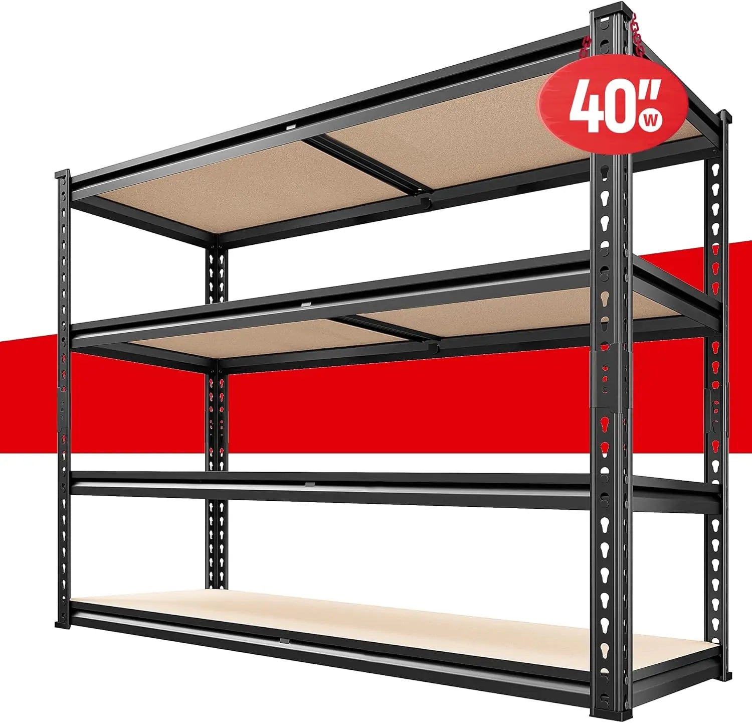 2500 lbs. Adjustable Heavy Duty Garage Shelving