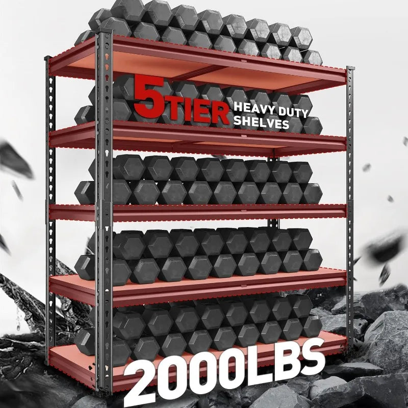 2500 lbs. Adjustable Heavy Duty Garage Shelving