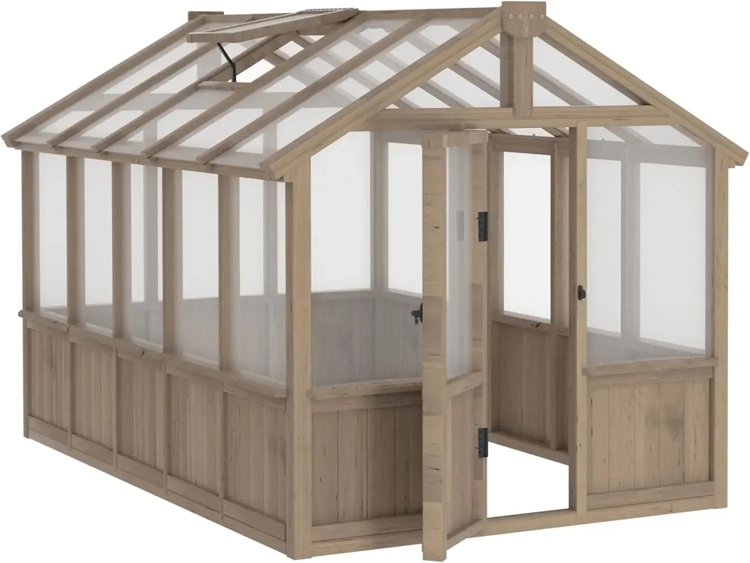 6' x 10' Walk-in Greenhouse with Lockable Door