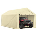 10' x 20' Heavy Duty Waterproof Carport with Removable Sidewalls