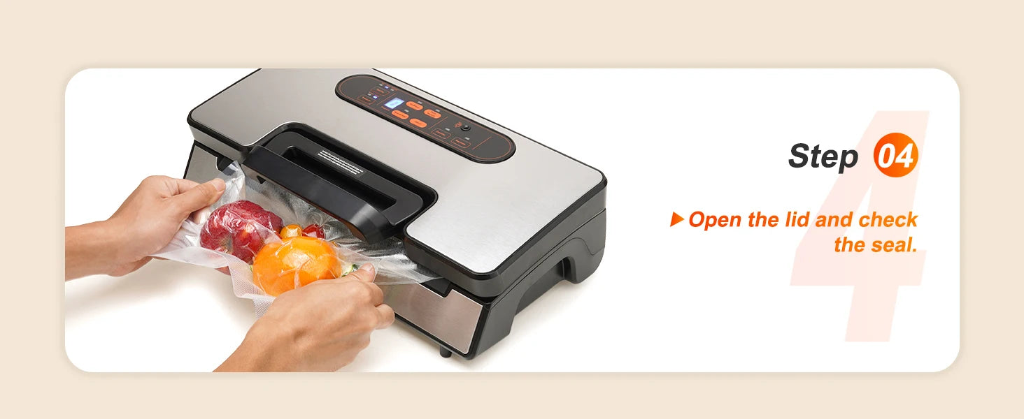 Vacuum Food Sealer Machine with 10 Vacuum Bags
