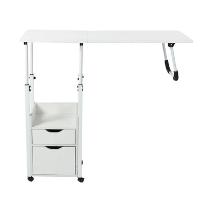 Multi-Function Bedside &amp; Over-Bed Table - Height Adjustable &amp; Movable