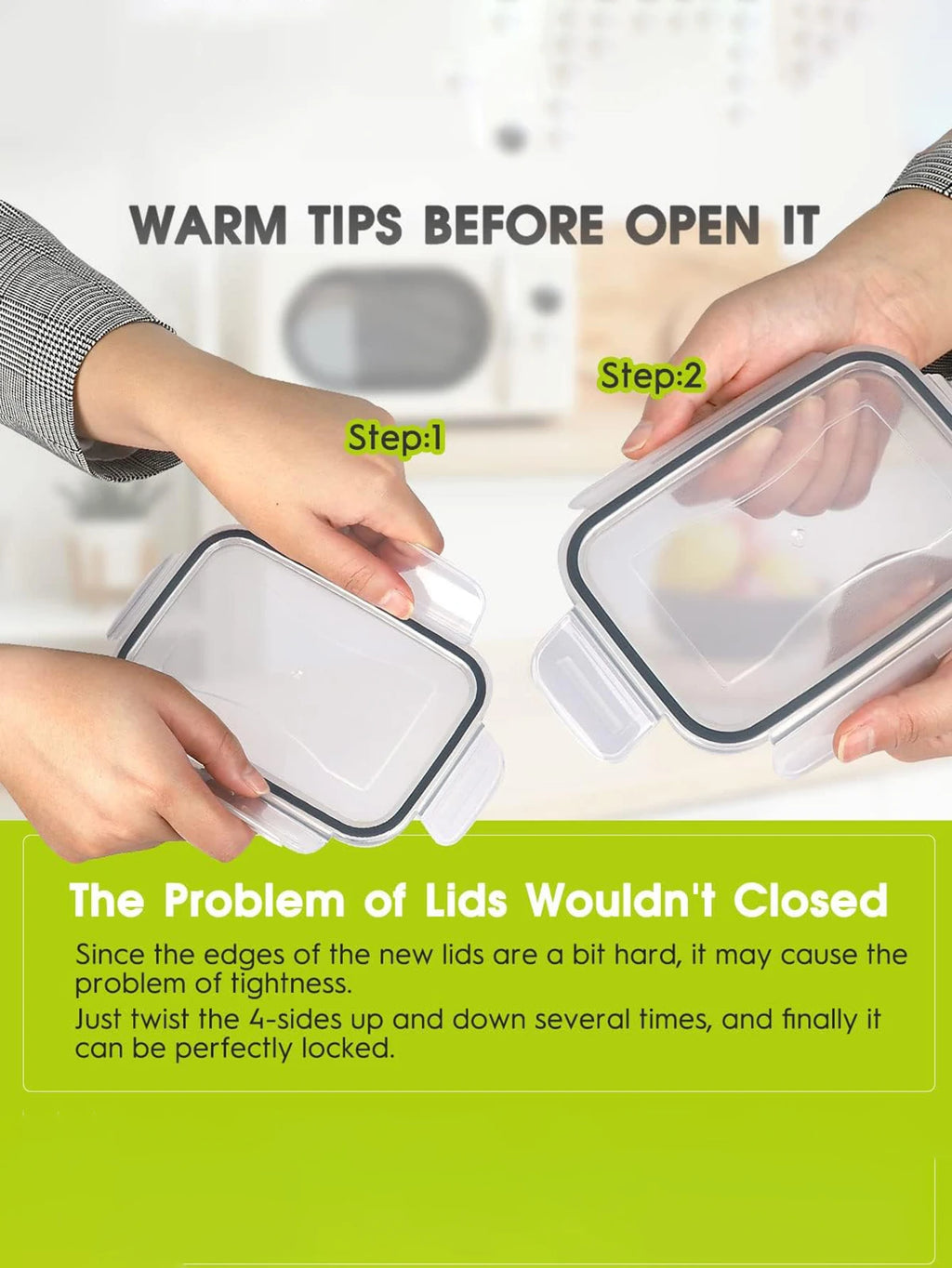 24-Piece Airtight Food Storage Containers - Dishwasher Safe