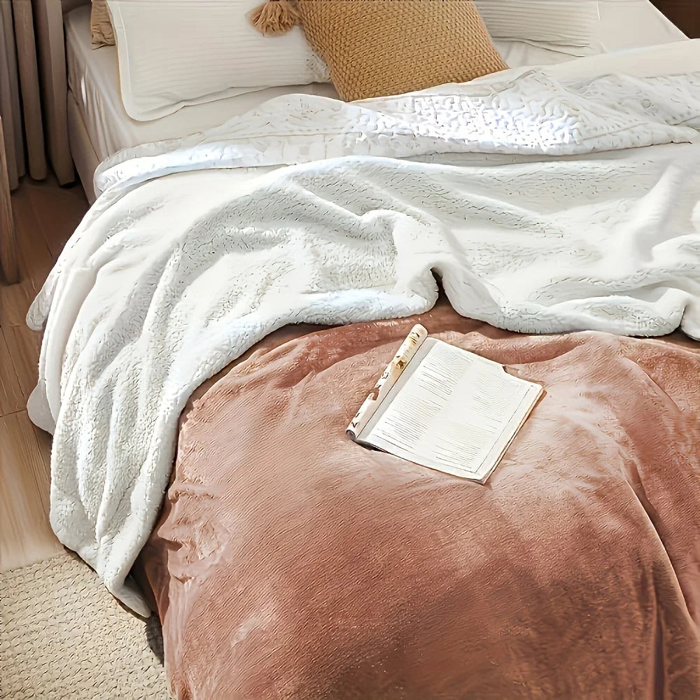 Microfiber Plush Warm Blanket/Throw