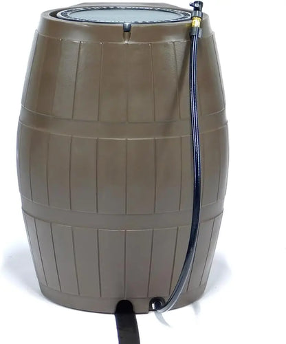50 Gallon Rain Barrel Water Storage Tank With Spigots