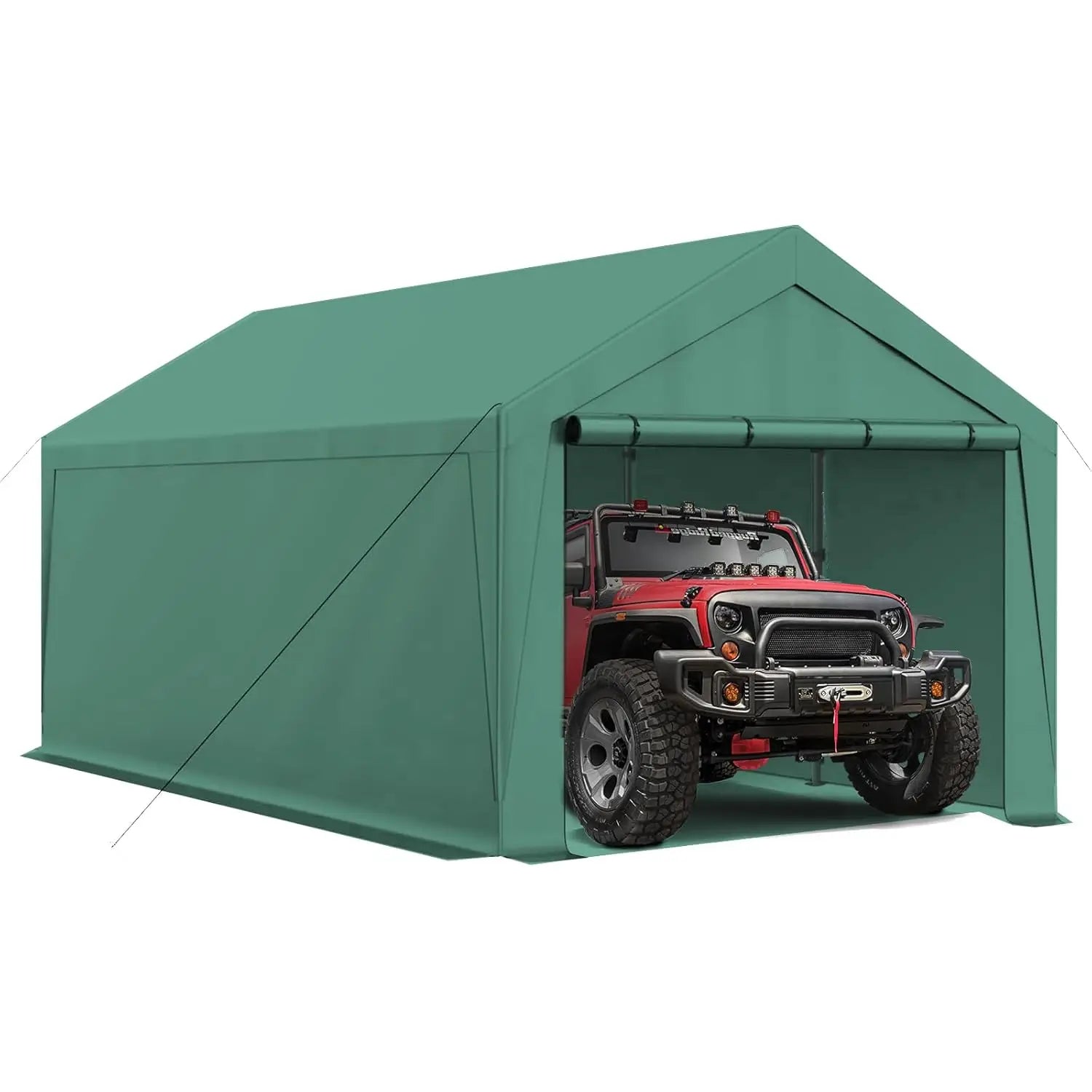 10' x 20' Heavy Duty Waterproof Carport with Removable Sidewalls