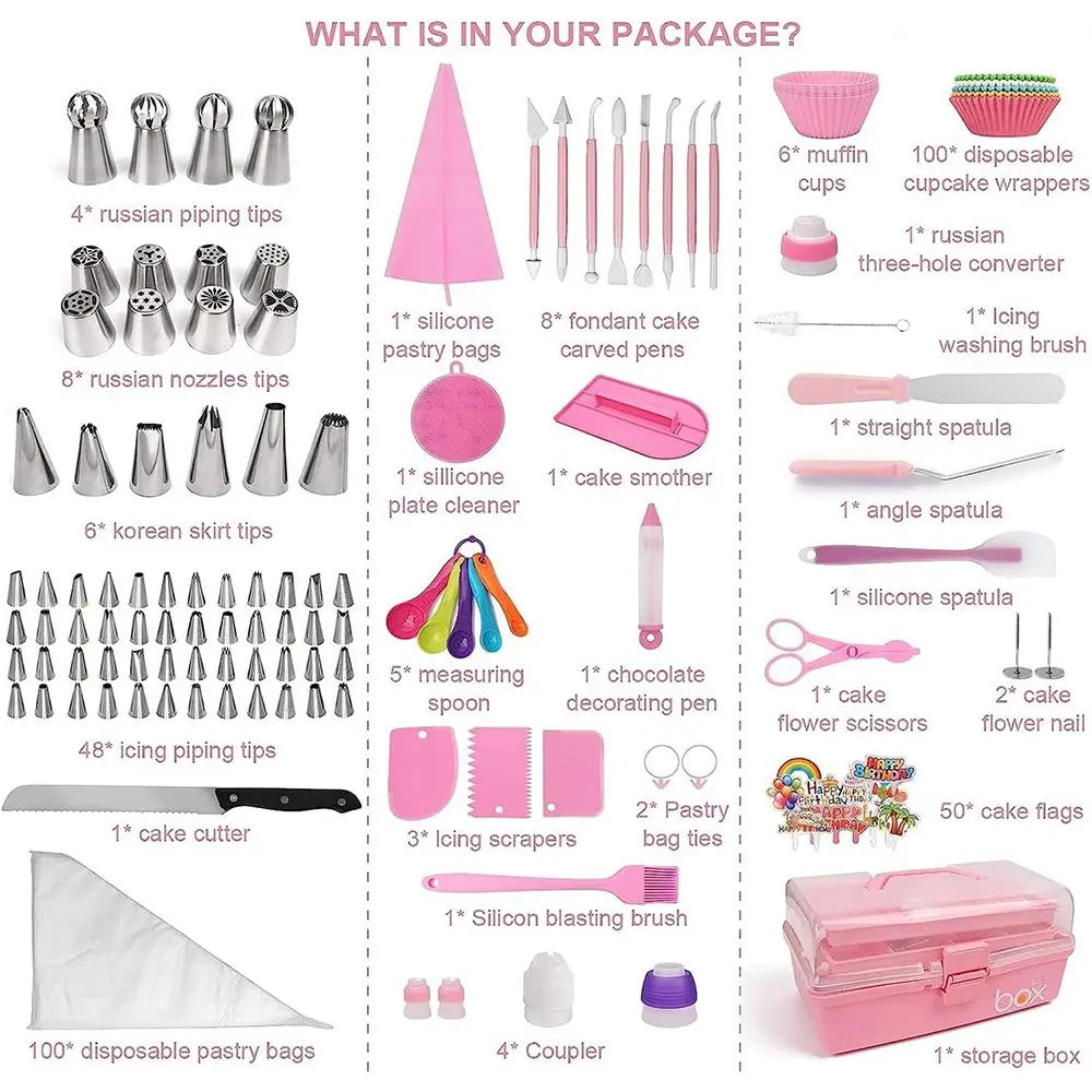 359 - Piece Cake Decorating Set with 66 Tips