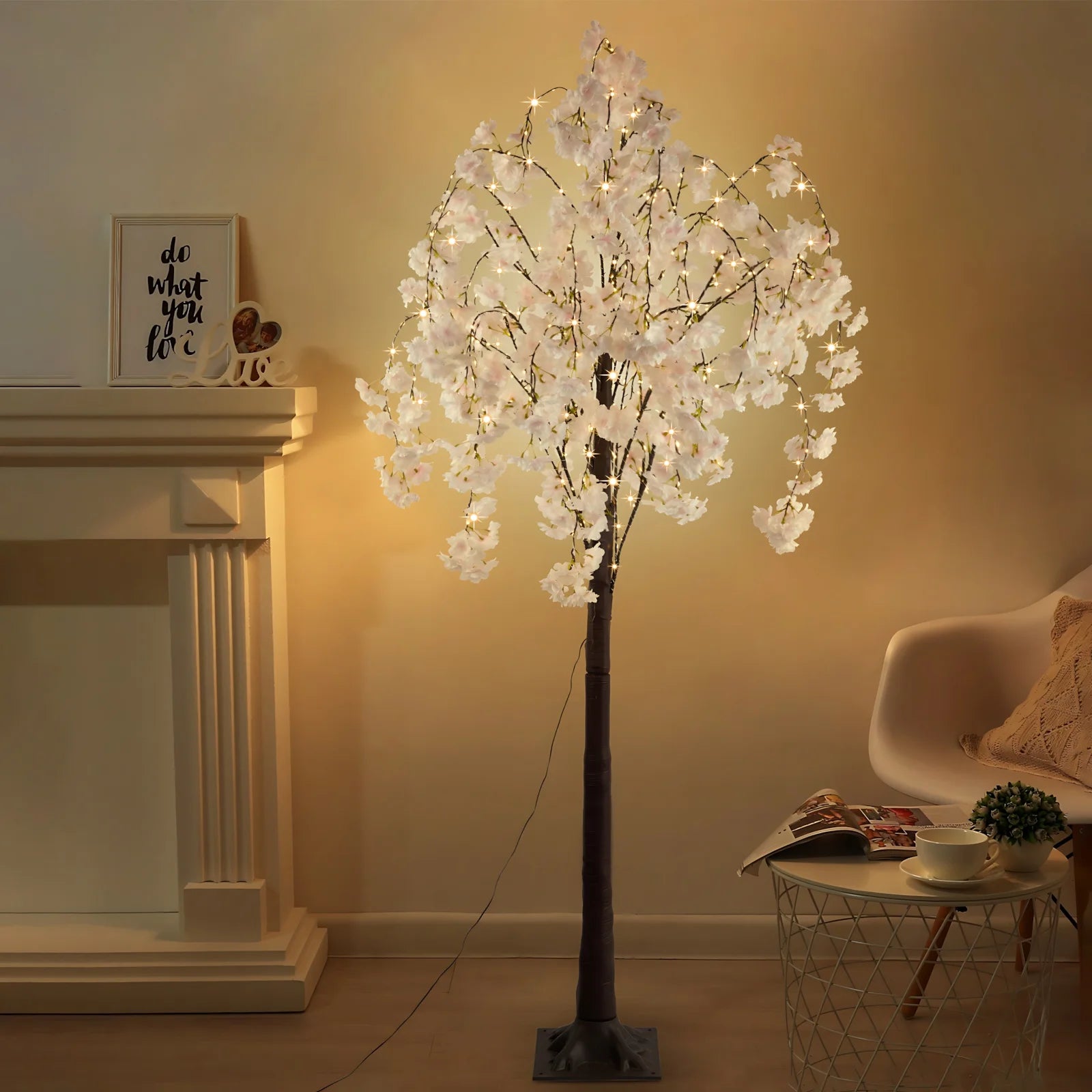 6ft Cherry Blossom Tree with 450 LED Lights