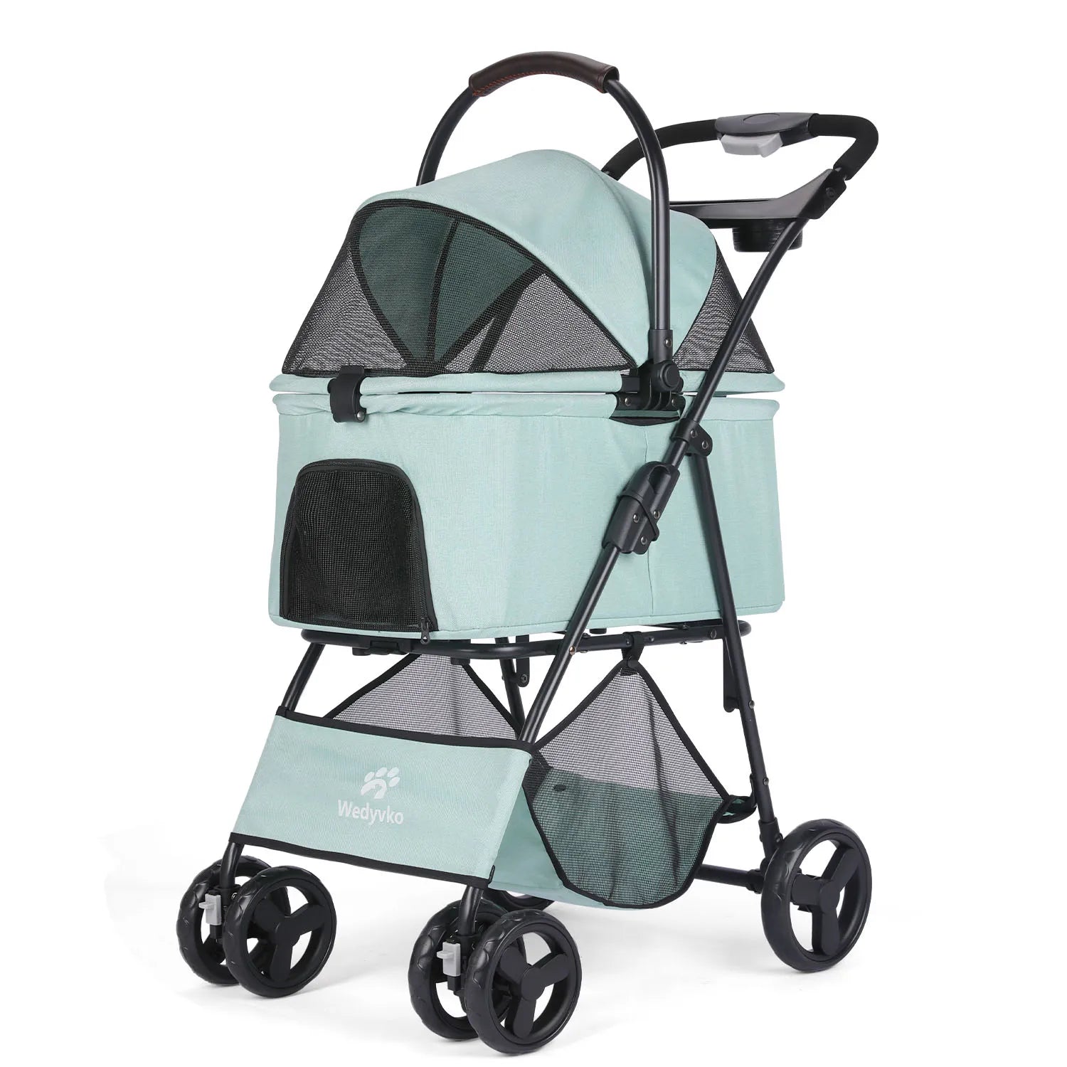 3 in 1 Folding Pet Stroller with Removable Carrier