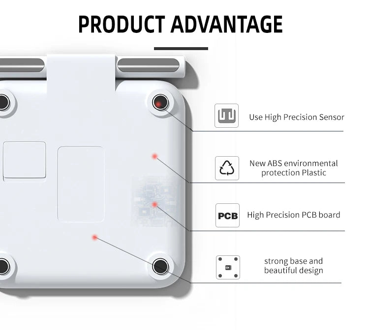 Smart Bathroom Scale with BMI Muscle Mass Analyzer