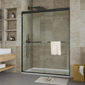 Sliding Aluminum Shower Door - 44"-48" Adjustable Width x 72" Height