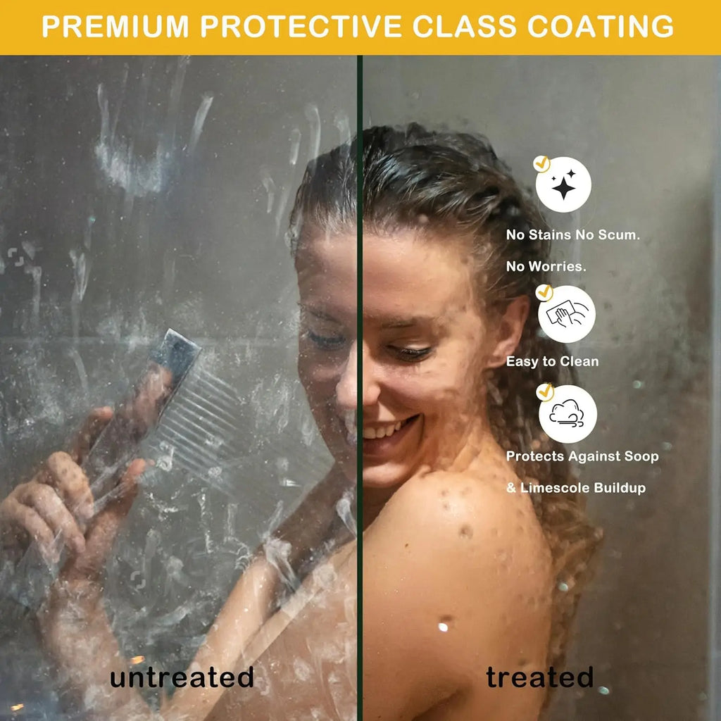 Sliding Aluminum Shower Door - 44"-48" Adjustable Width x 72" Height
