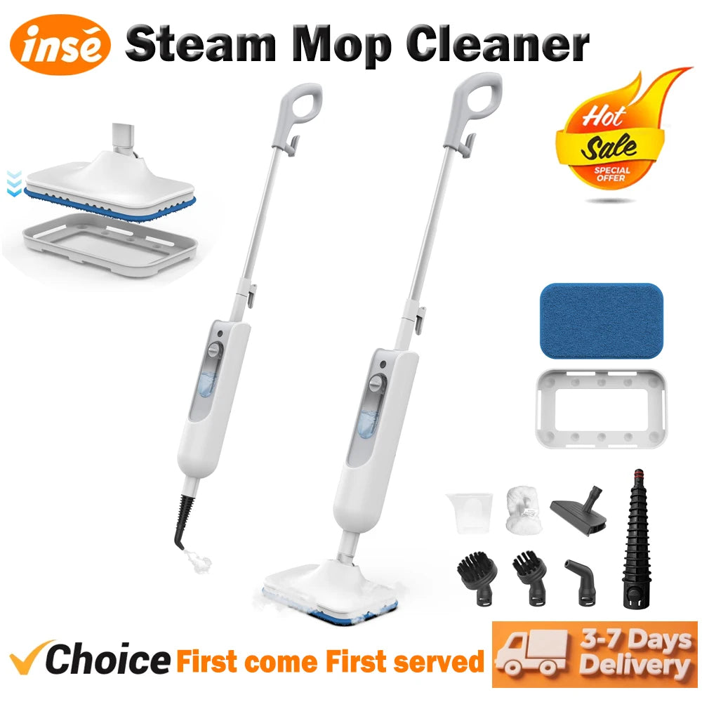 Flooring Steam Mop/Vac with Detachable Steam Cleaner