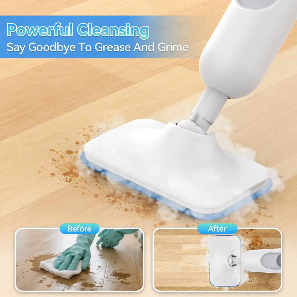 Flooring Steam Mop/Vac with Detachable Steam Cleaner