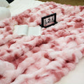 Faux Rabbit Fleece Blanket or Throw